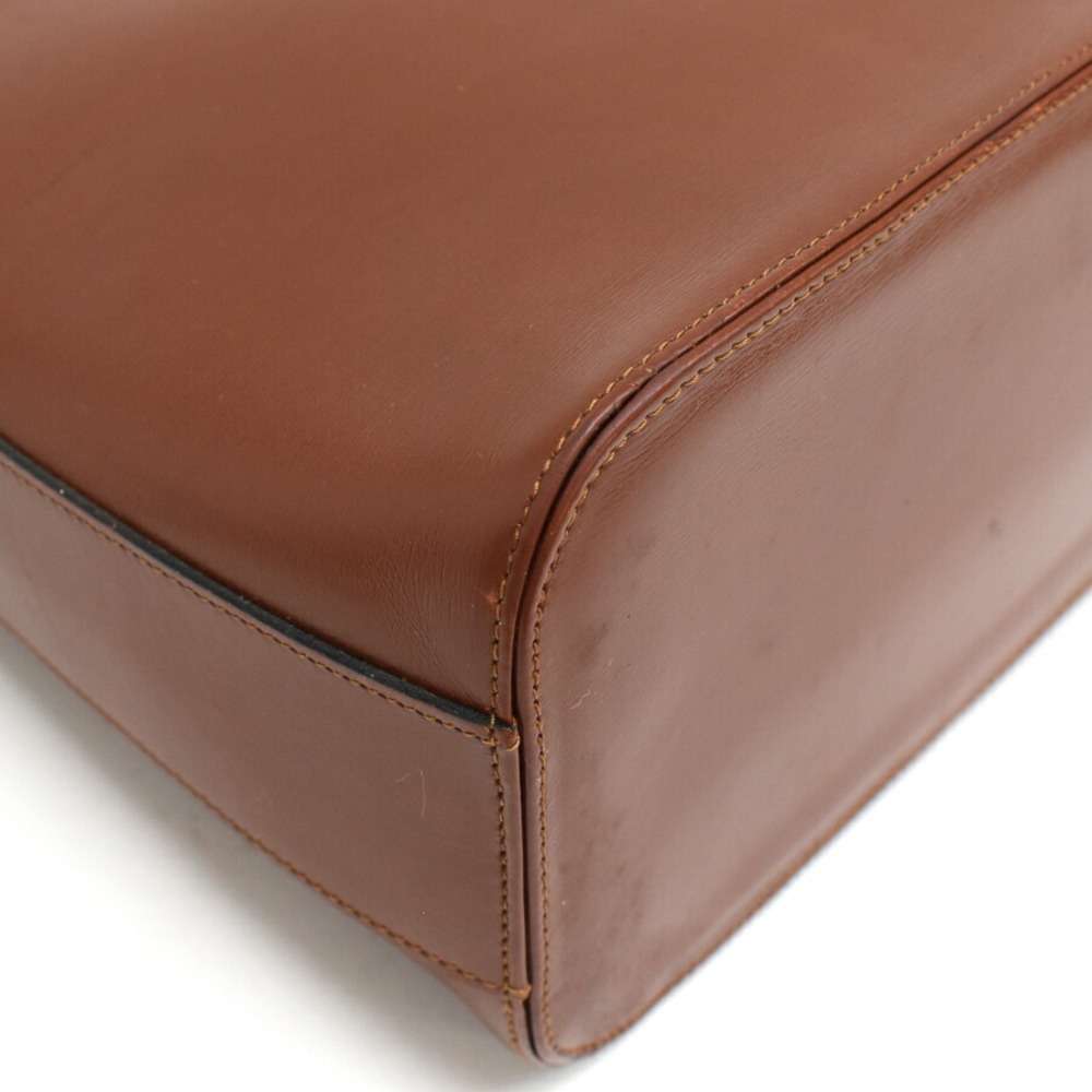 Christian Dior Crossbody Shoulder Bag Brown Leather - Picture 6 of 9